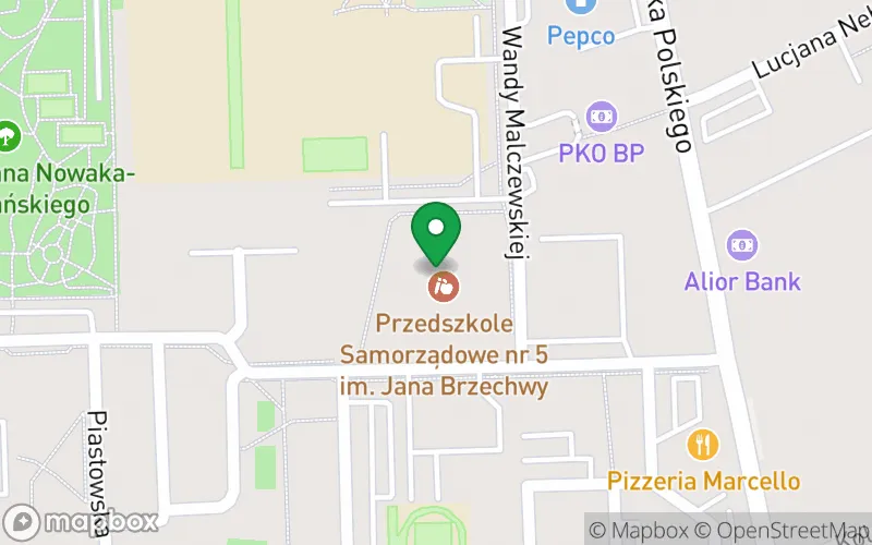 Lokalizacja: Przedszkole Samorządowe nr 5 im. Jana Brzechwy
