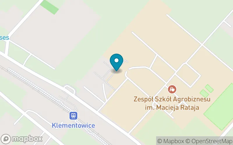 Lokalizacja: Niepubliczna Szkoła Podstawowa w Zespole Szkół Agrobiznesu im. Macieja Rataja w Klementowicach