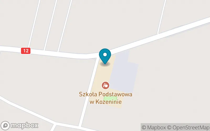 Lokalizacja: Publiczna Szkoła Podstawowa w Kozeninie