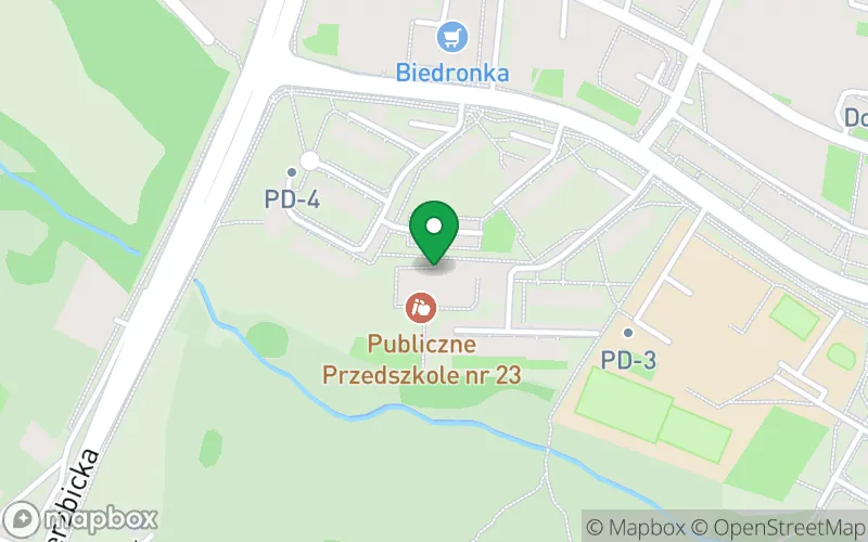 Lokalizacja: Przedszkole Publiczne nr 23 w Radomiu