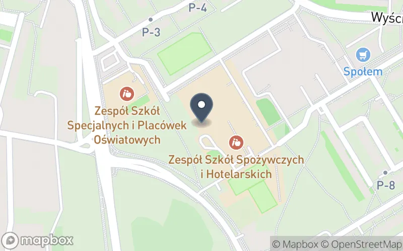 Lokalizacja: Zespół Szkół Spożywczych i Hotelarskich w Radomiu