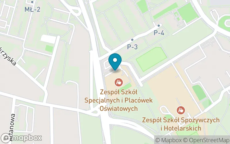 Lokalizacja: Szkoła Specjalna Przysposabiająca do Pracy im. Świętego Brata Alberta w Radomiu