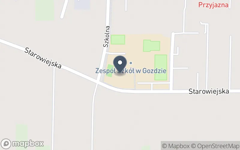 Lokalizacja: Zespół Szkół w Goździe