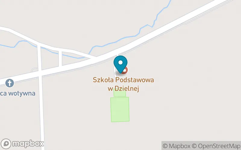 Lokalizacja: Szkoła Podstawowa w Dzielnej