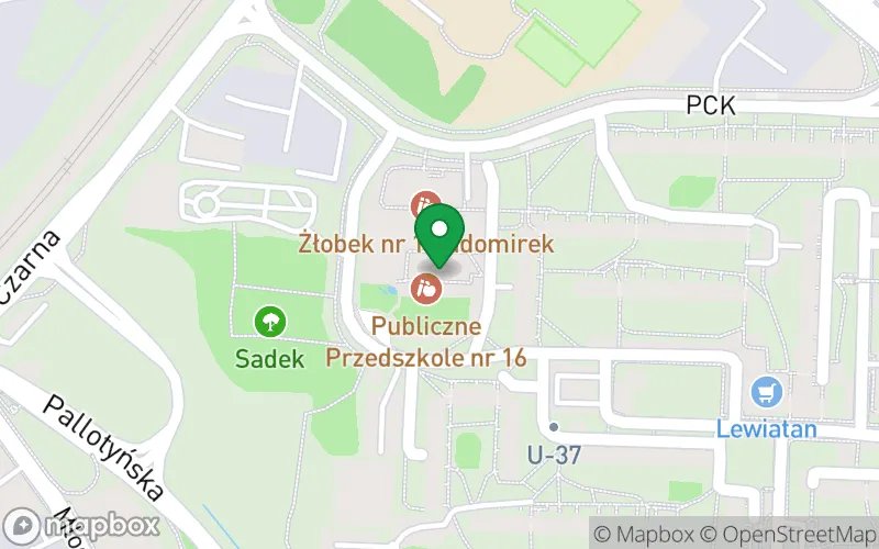 Lokalizacja: Przedszkole Publiczne nr 16 w Radomiu