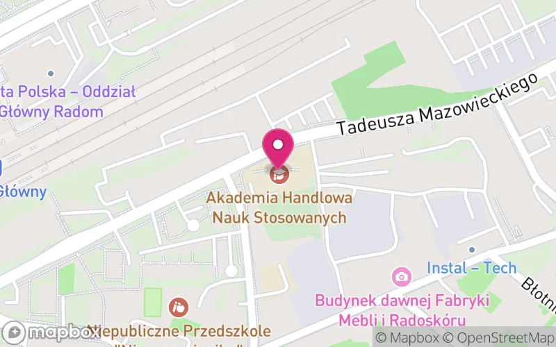 Lokalizacja: Akademia Handlowa Nauk Stosowanych