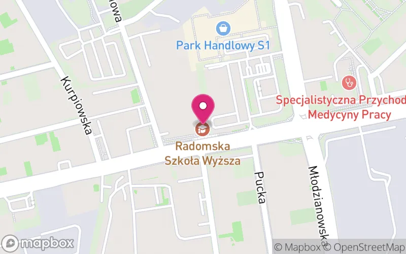 Lokalizacja: Radomska Szkoła Wyższa