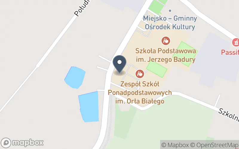 Lokalizacja: Zespół Szkół Ponadpodstawowych im. Orła Białego w Międzyborzu