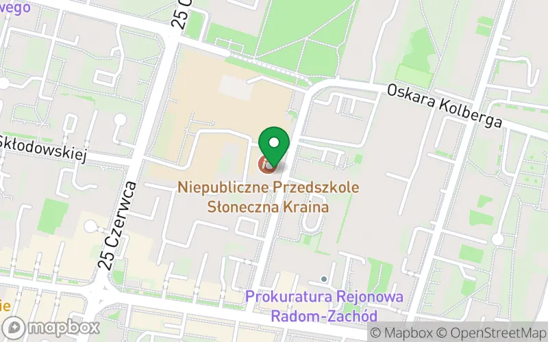 Lokalizacja: Niepubliczne Przedszkole "Słoneczna Kraina"