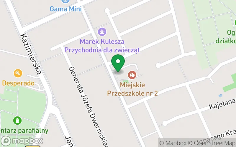 Lokalizacja: Miejskie Przedszkole nr 2 w Puławach