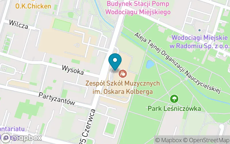 Lokalizacja: Szkoła Muzyczna I Stopnia w Zespole Szkół Muzycznych im. Oskara Kolberga