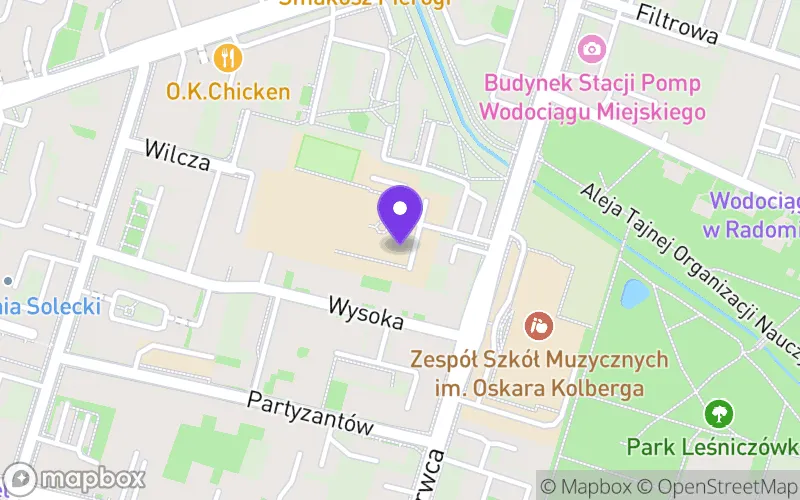 Lokalizacja: XIII Liceum Ogólnokształcące z Oddziałami Dwujęzycznymi im. Polskich Noblistów w Radomiu