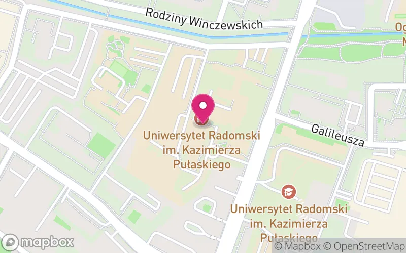 Lokalizacja: Uniwersytet Radomski im. Kazimierza Pułaskiego