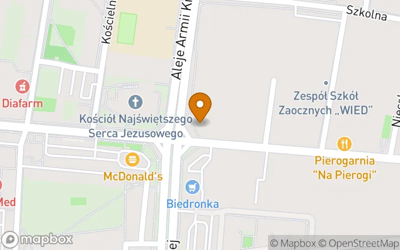 Lokalizacja: Policealna Szkoła Zawodowa Educator 1 w Piotrkowie Trybunalskim