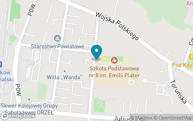 Lokalizacja: Szkoła Podstawowa nr 8 im. Emilii Plater w Piotrkowie Trybunalskim