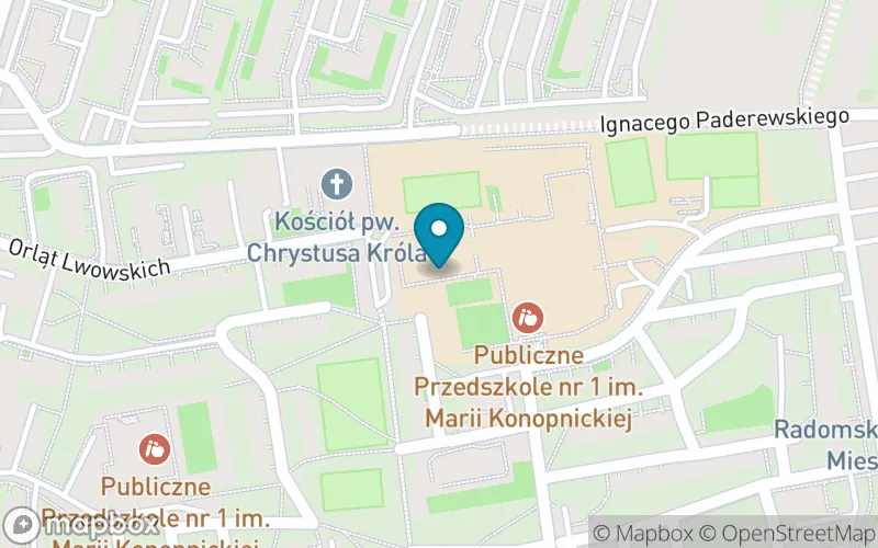 Lokalizacja: Publiczna Szkoła Podstawowa nr 24 im. Kornela Makuszyńskiego w Radomiu