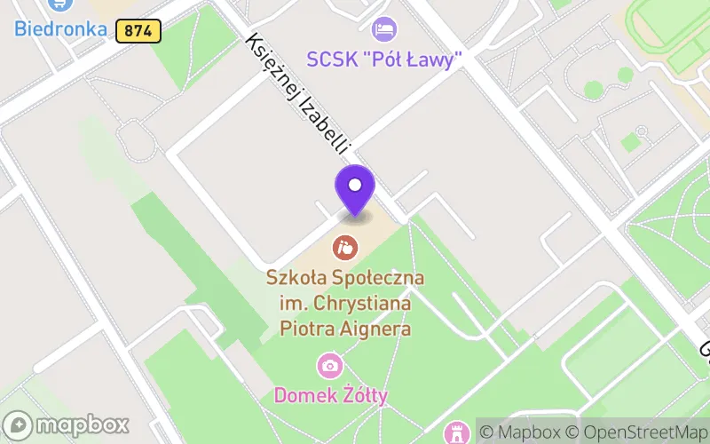 Lokalizacja: Społeczne Liceum Ogólnokształcace im. Ch. P. Aignera w Puławach