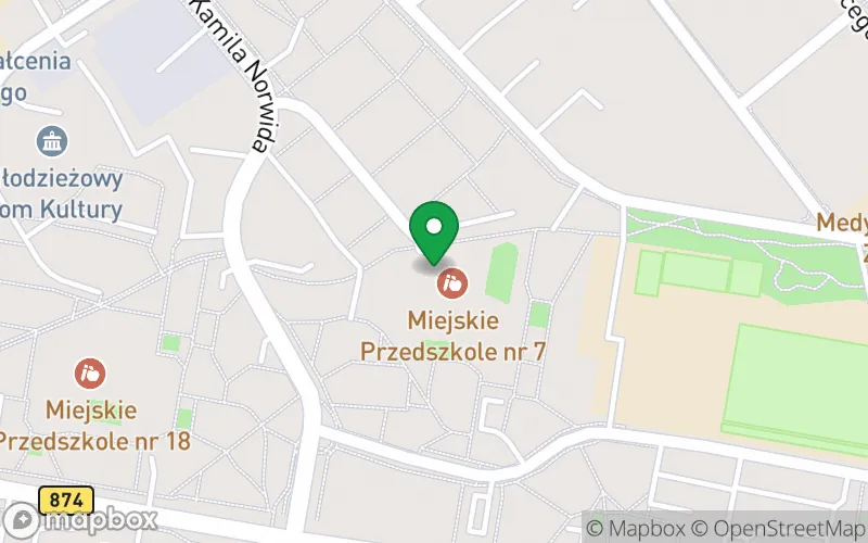 Lokalizacja: Miejskie Przedszkole nr 7 w Puławach