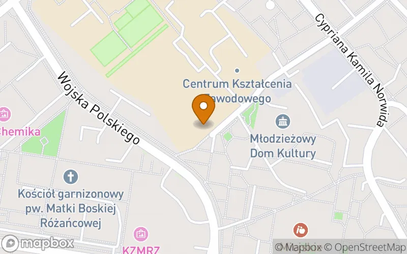 Lokalizacja: Szkoła Policealna nr 4 w Zespole Szkół Technicznych im. M.skłodowskiej-Curie w Puławach