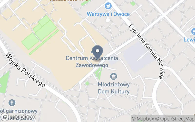 Lokalizacja: Centrum Kształcenia Zawodowego nr 2 w Zespole Kształcenia Zawodowego w Puławach