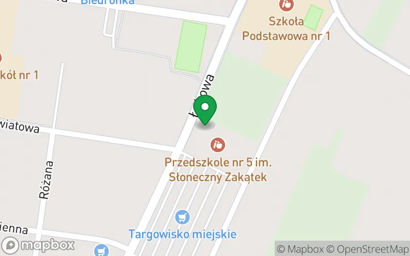 Lokalizacja: Przedszkole nr 5 z Oddziałami Integracyjnymi "Słoneczny Zakątek" w Ostrzeszowie