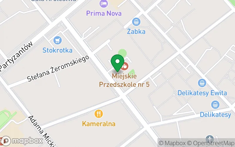 Lokalizacja: Miejskie Przedszkole nr 5 w Puławach