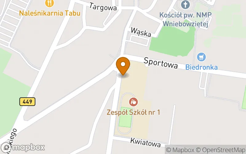 Lokalizacja: Szkoła Policealna nr 1 w Ostrzeszowie