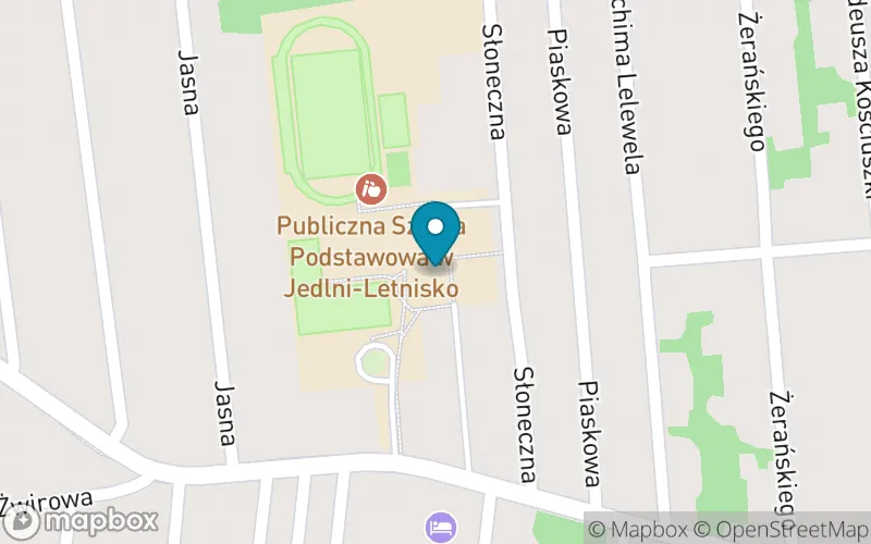 Lokalizacja: Publiczna Szkoła Podstawowa im. Marszałka Józefa Piłsudskiego w Jedlni - Letnisko