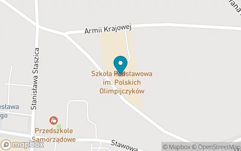 Lokalizacja: Szkoła Podstawowa im. Polskich Olimpijczyków w Drzewicy