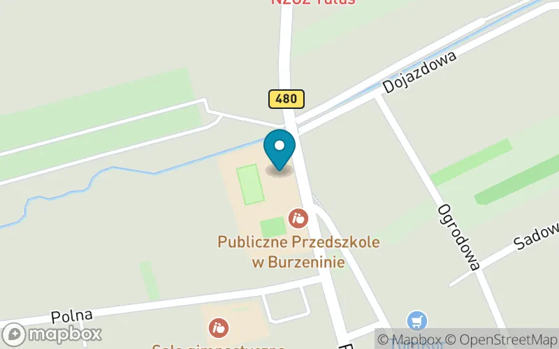 Lokalizacja: Szkoła Podstawowa im. Ks. Kan. Baltazara Pstrokońskiego w Burzeninie