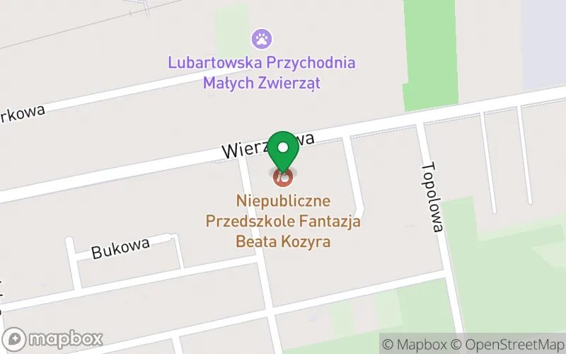 Lokalizacja: Niepubliczne Przedszkole Fantazja