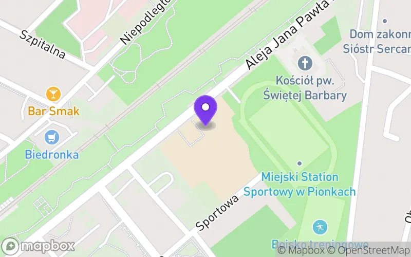 Lokalizacja: I Technikum w Pionkach