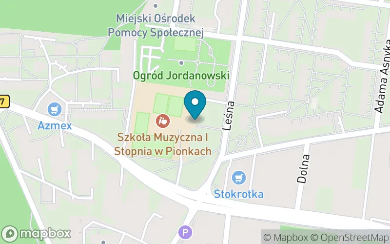Lokalizacja: Szkoła Muzyczna I Stopnia w Pionkach