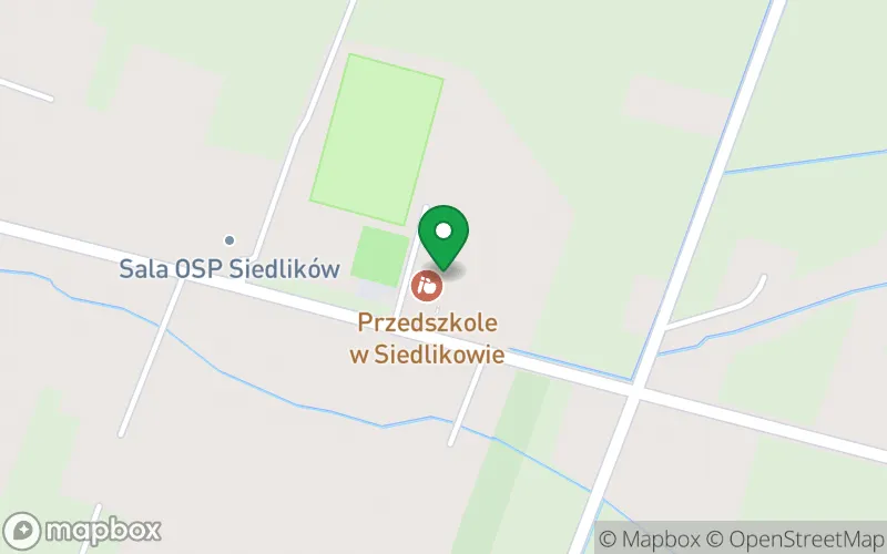 Lokalizacja: Przedszkole w Siedlikowie