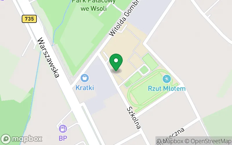 Lokalizacja: Publiczne Przedszkole we Wsoli