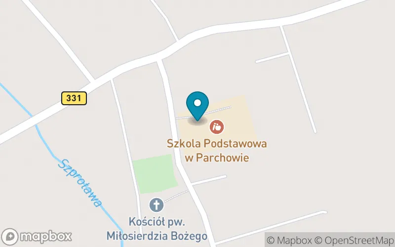 Lokalizacja: Szkoła Podstawowa w Parchowie