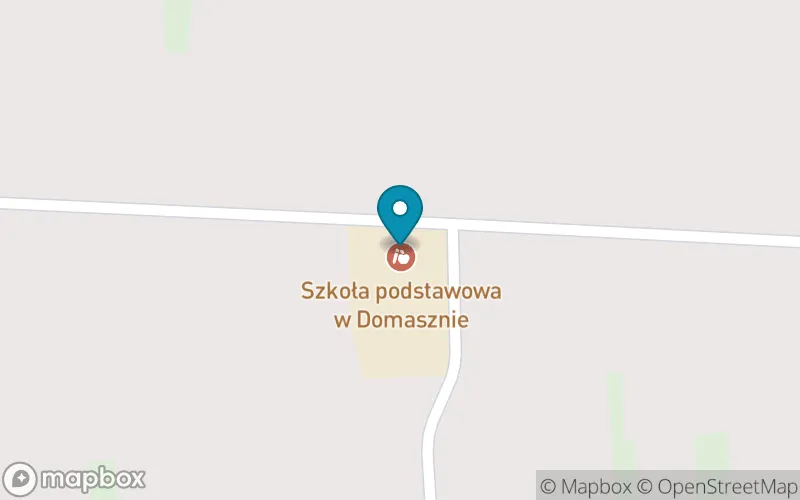 Lokalizacja: Szkoła Podstawowa im. Stefana Żeromskiego w Domasznie