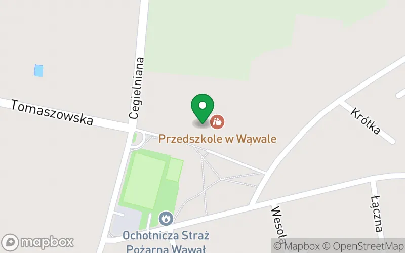 Lokalizacja: Publiczne Przedszkole w Wąwale