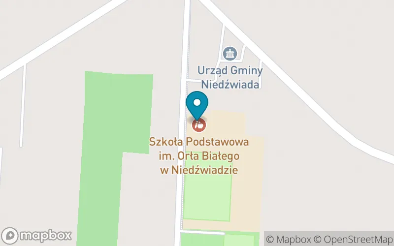 Lokalizacja: Szkoła Podstawowa im. Orła Białego w Niedźwiadzie