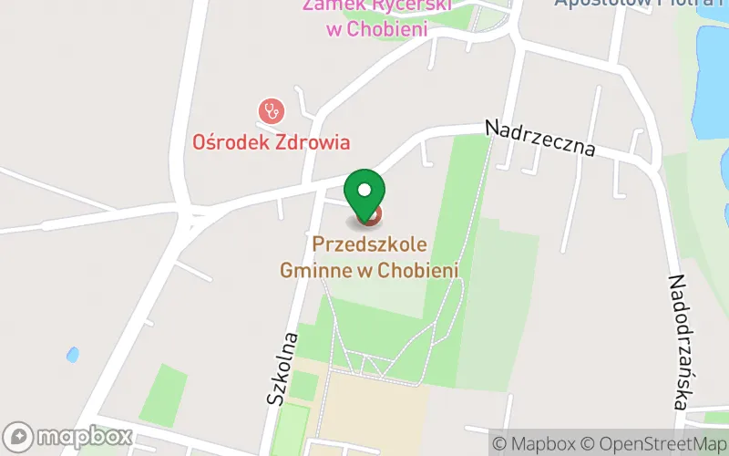Lokalizacja: Przedszkole Gminne w Chobieni