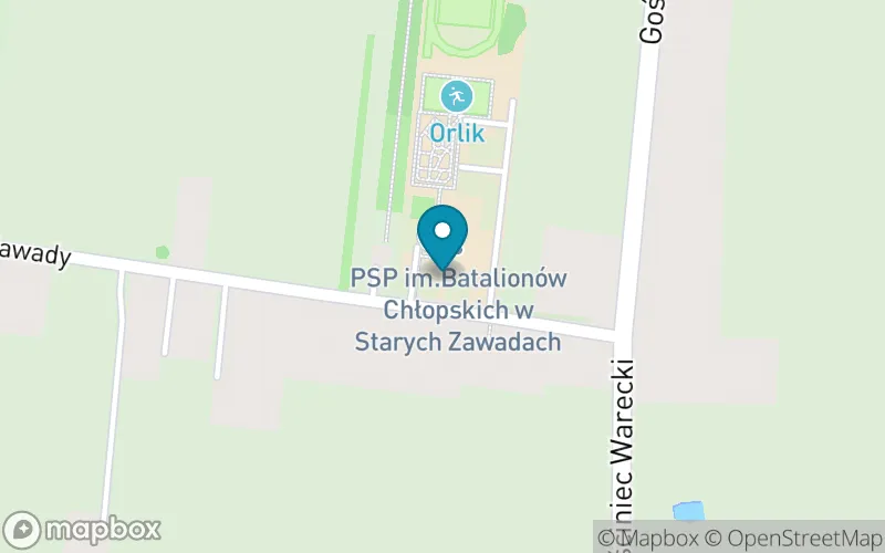 Lokalizacja: Publiczna Szkoła Podstawowa im. Batalionów Chłopskich w Starych Zawadach
