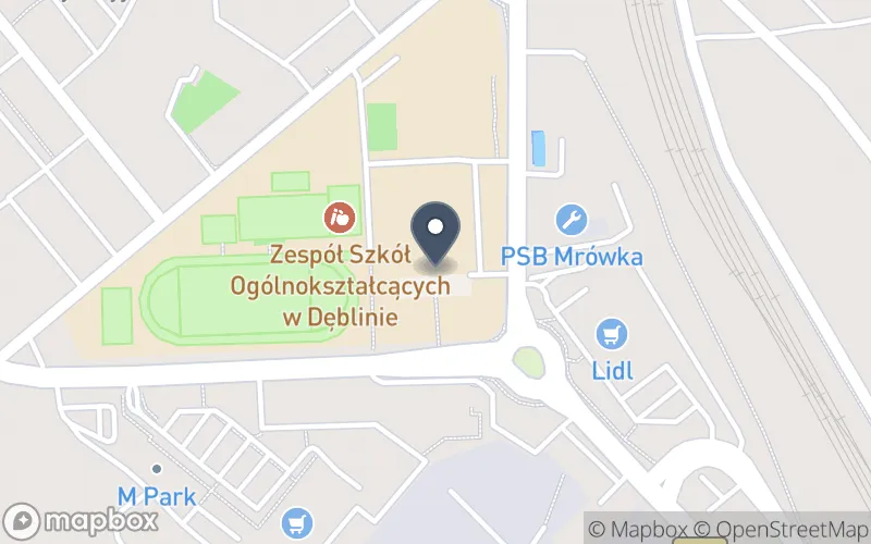 Lokalizacja: Zespół Szkół Ogólnokształcących w Dęblinie