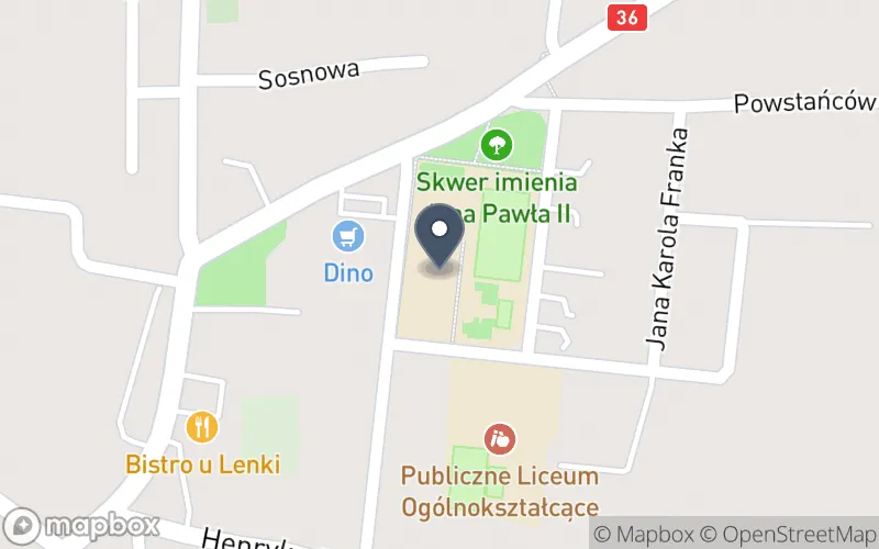 Lokalizacja: Zespół Szkół w Wąsoszu