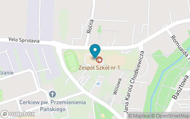 Lokalizacja: Szkoła Podstawowa nr 1 w Szprotawie