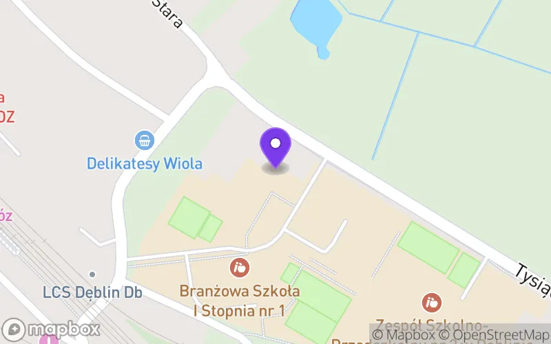 Lokalizacja: Branżowa Szkoła I Stopnia nr 1 w Dęblinie