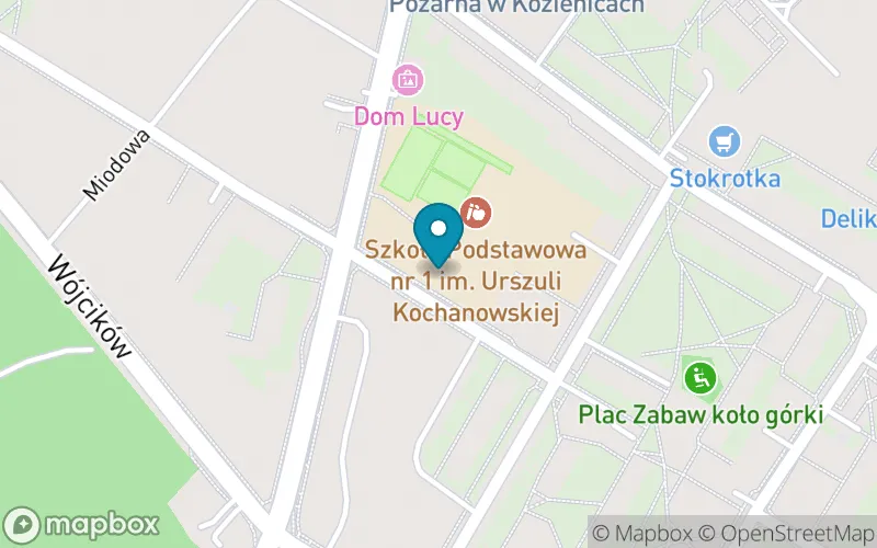 Lokalizacja: Publiczna Szkoła Podstawowa nr 1 z Oddziałami Integracyjnymi im. Urszuli Kochanowskiej w Kozienicach