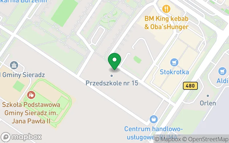 Lokalizacja: Przedszkole nr 15 w Sieradzu