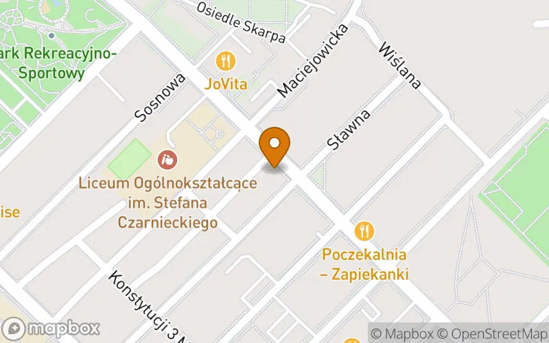 Lokalizacja: Szkoła Policealna dla Dorosłych Towarzystwa Wiedzy Powszechnej w Kozienicach