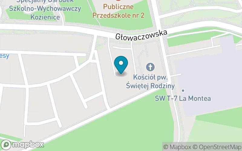 Lokalizacja: Niepubliczna Szkoła Podstawowa dla Dorosłych w Kozienicach