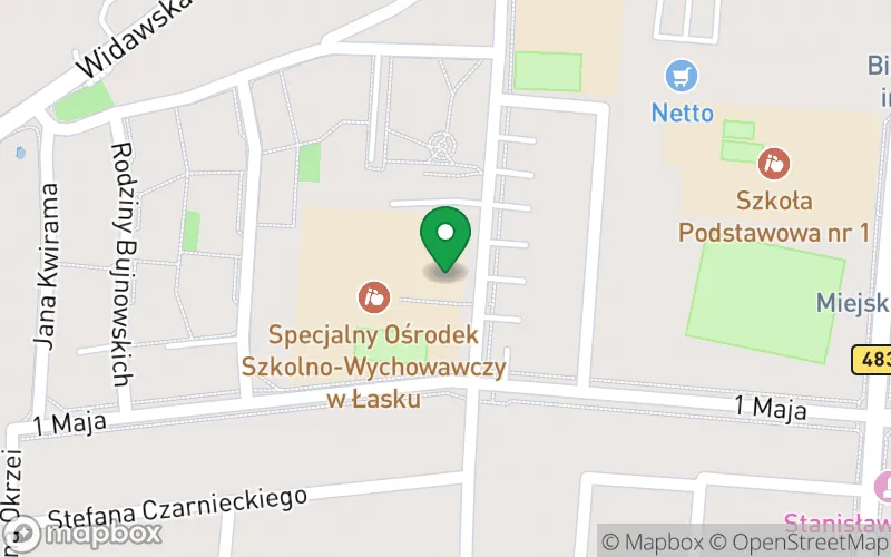 Lokalizacja: Przedszkole Specjalne nr 7 w Łasku